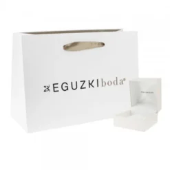 Alianza Oro Blanco 4mm Personalizable