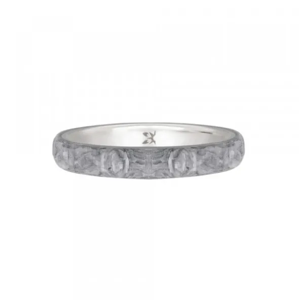 Anillo Carbono Gris y Titanio Personalizable