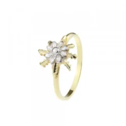 Anillo Eguzkilore Oro Bicolor 18kt.
