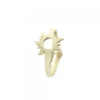 Anillo Mountain Plata Dorada para Mujer