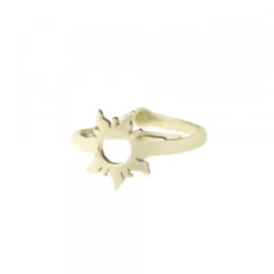 Anillo Mountain Plata Dorada para Mujer