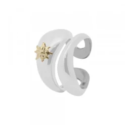 Anillo Olatu Bombé Plata