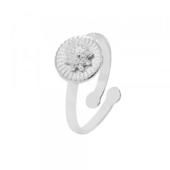 Anillo Radial Plata