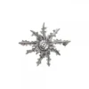 Broche Eguzkilore Plata Envejecida