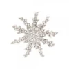 Broche Eguzkilore Plata y Cristales Blancos