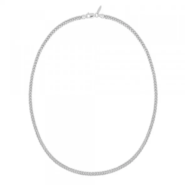 Cadena Cubana de Plata 3mm