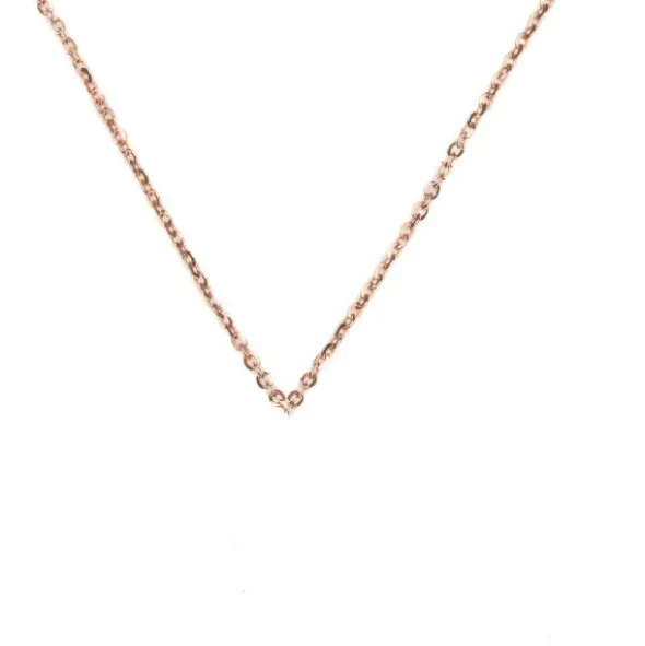 Cadena Forza de Plata Rosa 0.40 Eguzkilore