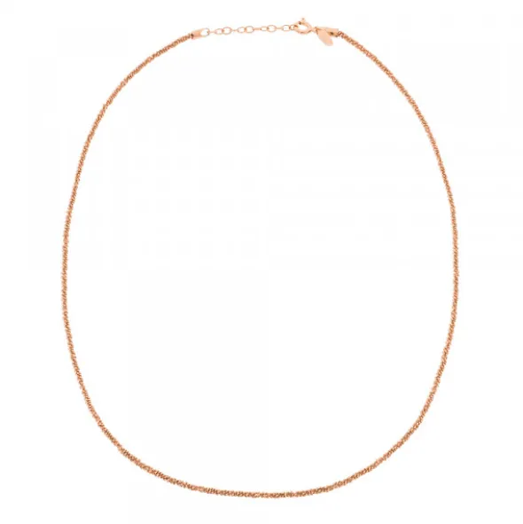 Cadena Margarita de Plata Rosa
