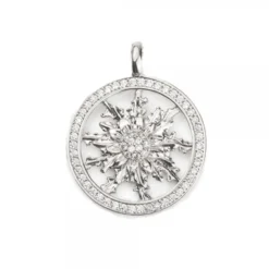 Cerco Eguzkilore Plata y Circonitas Personalizable