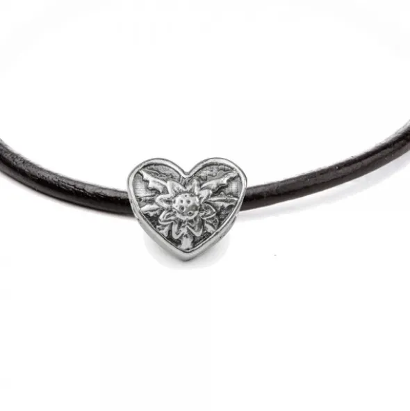 Charm Eguzkilore Corazón Plata