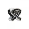 Charm Lazo Negro de Plata