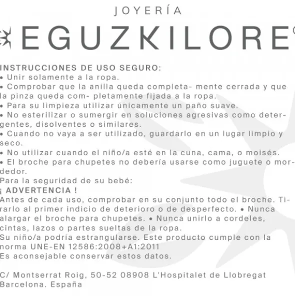 Chupetero Fútbol Rojilla Plata Eguzkilore