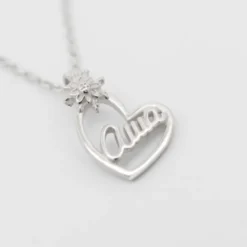 Colgante Ama Bihotza Plata