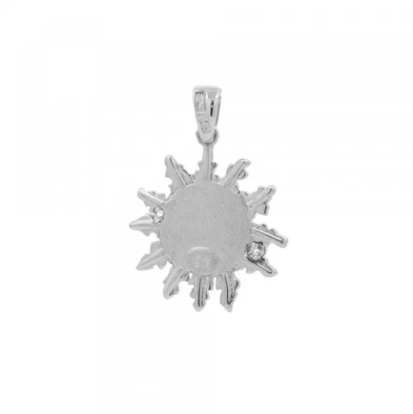 Colgante Ama Eguzkilore Plata Personalizable