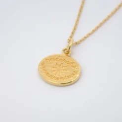 Colgante Andereño Onenarentzat Plata Dorada Personalizable