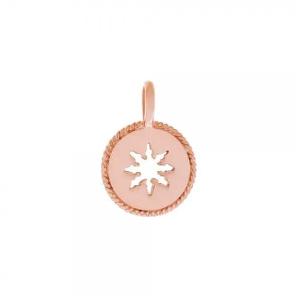 Colgante B2 Plata Rosa