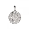 Colgante Chapa Eguzkilore Plata 21mm