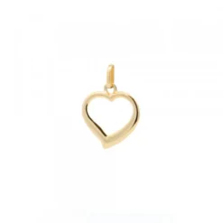 Colgante Corazón Calado Oro 14mm