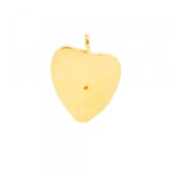 Colgante Corazón de Bilbao de Plata Dorada Personalizable