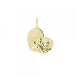 Colgante Corazón Eguzkilore Dorado Personalizable