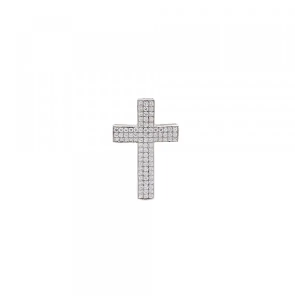 Colgante Cruz Viceroy Plata y Circonitas Blancas