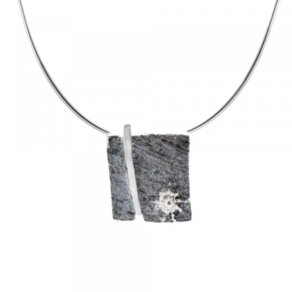 Colgante Cuadrado Flysch Plata