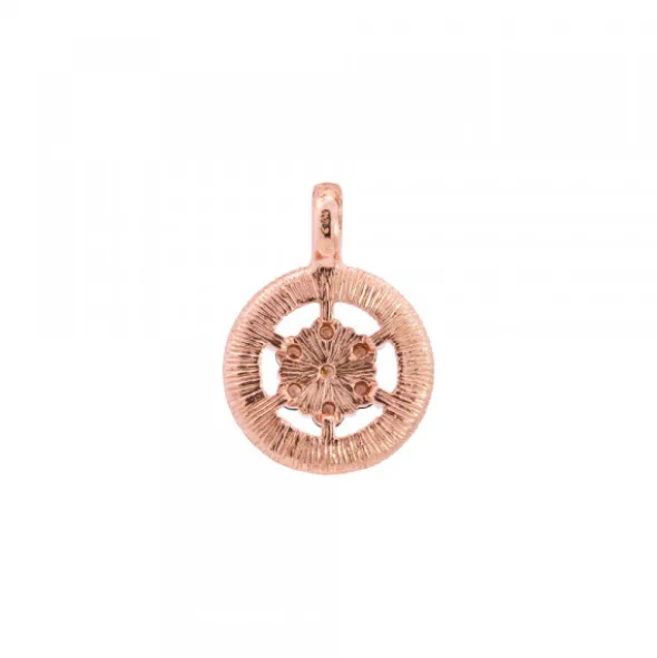 Colgante de Plata Rosa Orla con Circonitas
