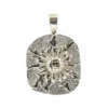 Colgante Eguzkilore Chapa Plata 31mm