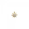 Colgante Eguzkilore Oro Bicolor y Brillante 9,5mm
