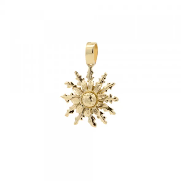 Colgante Eguzkilore Oro 21mm
