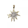 Colgante Eguzkilore Oro y Diamantes 37mm