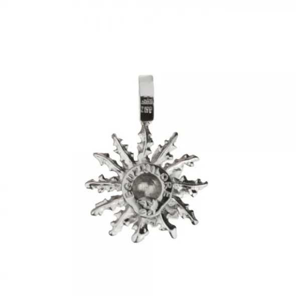 Colgante Eguzkilore Plata Bicolor 21mm