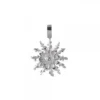 Colgante Eguzkilore Plata 21mm