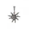 Colgante Eguzkilore Plata Negra 29mm