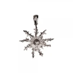 Colgante Eguzkilore Plata Negra 29mm