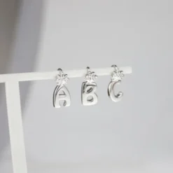Colgante Inicial Plata 10mm