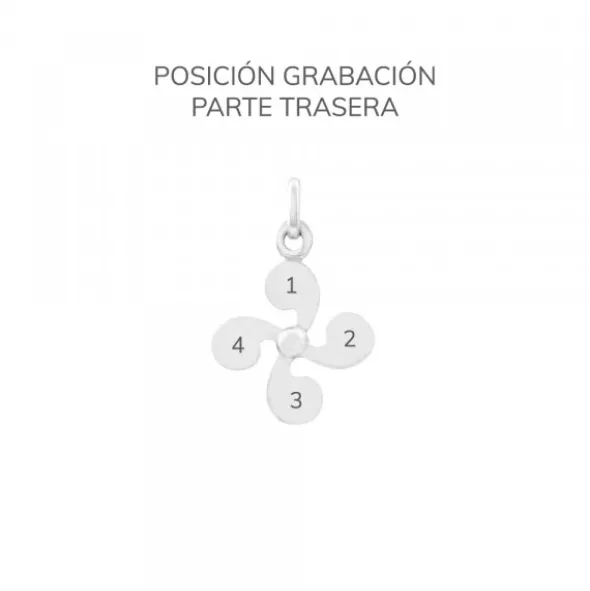 Colgante Lauburu de Plata 20mm