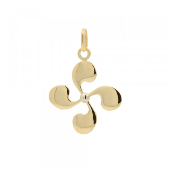 Colgante Lauburu Oro 21mm Personalizable