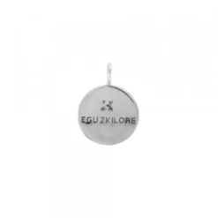 Colgante Lauburu Redondo Plata 13mm
