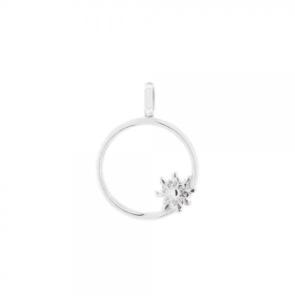 Colgante Luna Llena Plata