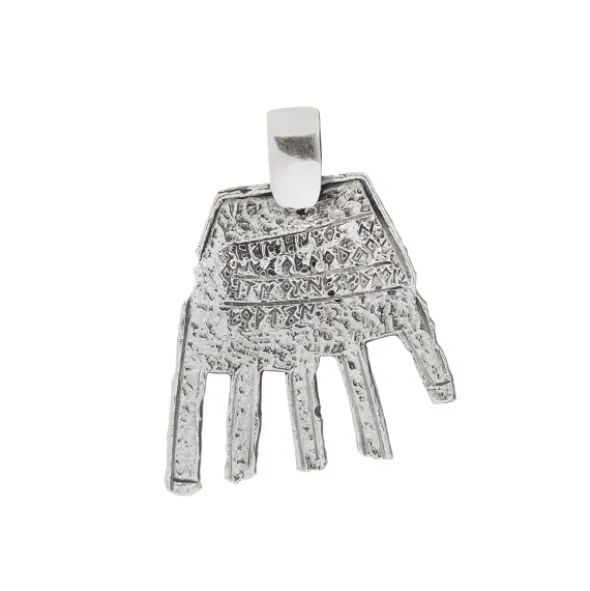 Colgante Mano Irulegi Plata 30mm