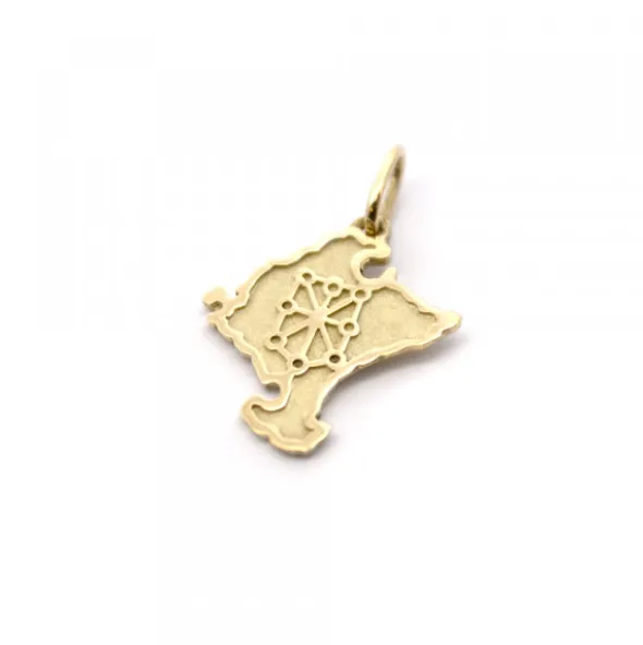 Colgante Mapa Navarra Oro 18kt.
