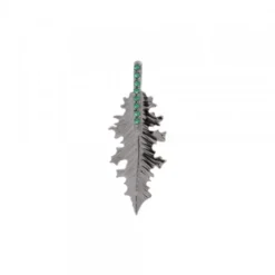 Colgante Mari Mini Rutenio y Circonitas Verdes