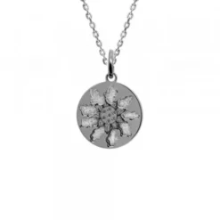 Colgante Medalla Eguzkilore Rutenio 13mm