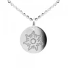 Colgante Medalla Mountain Plata Personalizable