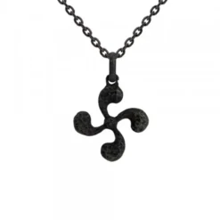 Colgante Mini Lauburu de Plata 17mm