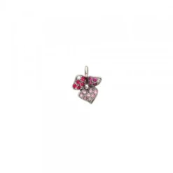 Colgante Mini Mari Lore Plata y Circonitas Rosas