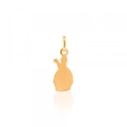 Colgante Mini San Fermín Oro 17mm Personalizable