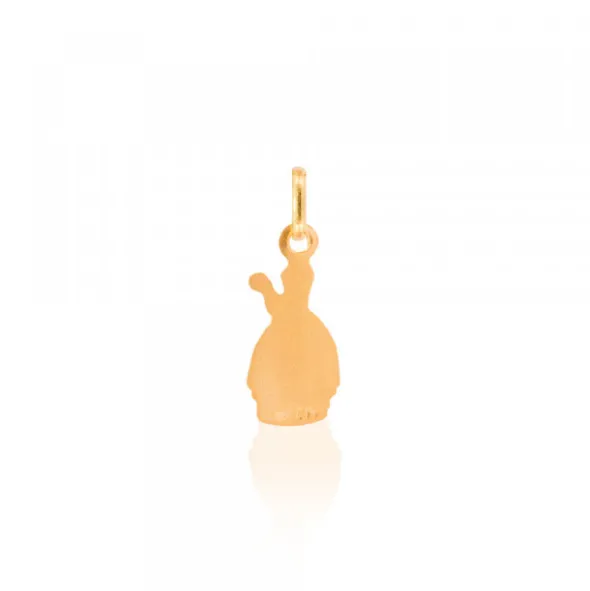 Colgante Mini San Fermín Oro 17mm Personalizable