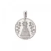 Colgante Virgen de Arrate Nácar y Plata 30mm